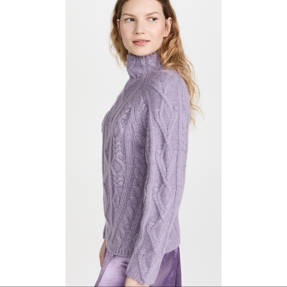 NWT Vince. Aran Mock Neck Sweater - Picture 3 of 10